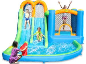 Jump & Splash Double Slide Water Park